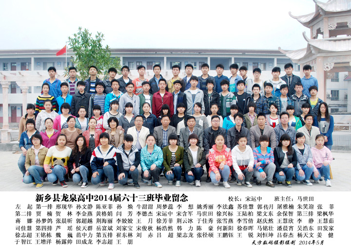 高中2013届63班